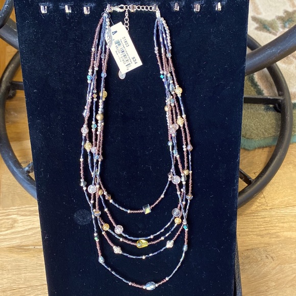 NWT Womens Cookie Lee Multi Strand Necklace - Picture 4 of 8